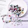 240Pcs 6 Style Opaque Acrylic European Beads OPDL-YW0001-01-6