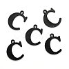 304 Stainless Steel Alphabet Charms STAS-H122-C-EB-2