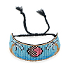 Miyuki Seed Braided Bead Bracelet BJEW-P269-25-2