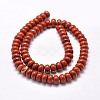 Natural Red Jasper Beads Strands G-F347-8x5mm-01-3