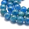 Natural Apatite Beads Strands G-O186-E02-8mm-1