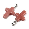 Synthetic Luminous Stone Dyed Pendants G-H308-06P-07-3