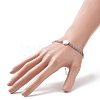 Natural Pearl Link Bracelet with 304 Stainless Steel Cobs Chains for Women BJEW-TA00214-3