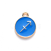 Alloy Enamel Pendants X-ENAM-S124-01A-02F-2