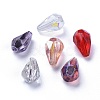 Electroplate Czech Glass Beads GLAA-O018-15-3