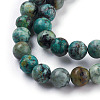 Natural African Turquoise(Jasper) Beads Strands X-TURQ-G037-8mm-3