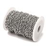 Non-Tarnish 304 Stainless Steel Oval Link Chains CHS-P018-23P-3