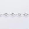 Tarnish Resistant 304 Stainless Steel Bar Link Chains STAS-G038-03P-1