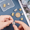 8 Sets 4 Styles Brass Box Clasps KK-AR0002-89-3