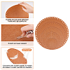 10 Pcs 5 Style Flat Round Felt Fabric DIY-PH0009-24D-4