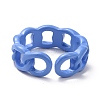 Spray Painted Alloy Cuff Rings RJEW-T011-29-RS-4