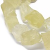 Natural Lemon Quartz Bead Strands G-K291-E02-3