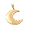 304 Stainless Steel Pendants STAS-C163-05C-G-1