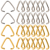 300Pcs 2 Colors Iron Triangle Linking Ring IFIN-SP0001-70-1