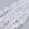 Transparent Glass Beads Strands EGLA-J145-6mm-NB01-1