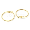 16Pcs 4 Size Brass Hoop Earring Findings KK-YW0001-95-2