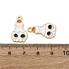 Halloween Alloy Enamel Pendants STAS-I354-01G-A01-3