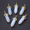 Opalite Double Terminated Pointed Pendants X-G-G902-C02-1