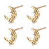 SHEGRACE Brass Micro Pave Cubic Zirconia Stud Earrings XGRQ4N353-703G-1