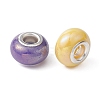 Opaque Resin European Beads RPDL-YW0001-11-2