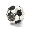 Soccer Season Alloy Enamel European Beads FIND-G113-07AS-03-2
