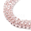 Electroplate Transparent Glass Beads Strands EGLA-A035-T3mm-A20-3