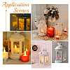 Portable Iron Candle Holder with Clear Glass Window AJEW-WH0299-85A-5