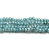 Opaque Baking Paint Glass Beads Strands DGLA-F002-03A-1