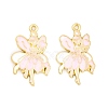 Rack Plating Alloy Enamel Pendants FIND-A040-08E-01G-1