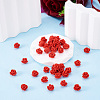 50Pcs Cinnabar Beads CARL-BT0001-01-6