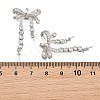 Brass Micro Pave Cubic Zirconia Peg Bails CU-CBA8264-04P-3