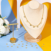 50Pcs Brass Beads KK-BC0013-25A-5