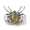Natural Unakite Brooches G-A224-01AS-16-1