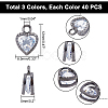 Heart Alloy Charms ZIRC-PH0001-02-2