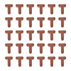 Opaque Acrylic European Beads OACR-TAC0019-006T-2