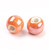 Handmade Porcelain Beads PORC-D001-10mm-18-2