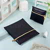 2Pcs 2 Styles Rectangle Square PU Leather Jewelry Gift Zipper Bags ABAG-TADJ0001-01A-4