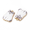 Alloy Enamel Pendants ENAM-M046-12G-D-4