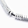 Electroplate Non-magnetic Synthetic Hematite Beads Strands G-L489-D07-2