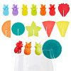 2 Sets 2 Style Silicone Wine Glass Charms AJEW-NB0005-70-7