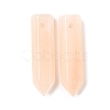 Natural Pink Aventurine Pointed Pendants G-D460-01I-2