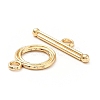 Rack Plating Brass Toggle Clasps KK-E034-16LG-2