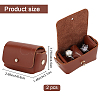 PU Imitation Leather Wedding Ring Pouch ABAG-WH0045-10B-2
