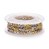 304 Stainless Steel Round Ring Link Chains CHS-M003-07-5