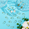 50Pcs Brass Earring Hooks KK-HS0001-75-5