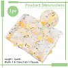 Flower Pattern Milk Fiber Mesh Fabric DIY-WH0888-09C-4