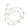 Natural White Shell Mother of Pearl Shell Beads BSHE-B005-01-2