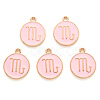 Alloy Enamel Pendants ENAM-S124-01A-09L-2