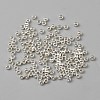 Rondelle Brass Crimp Beads KK-WH0365-001D-S-1