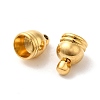 Rack Plating Brass Cord Ends KK-Q772-24G-3